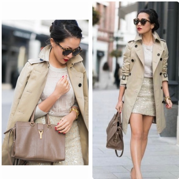 🎊S🚫LD🏦! NEW 🧥 Burberry Harbourne Stone Trench Coat RARE sz 0! 🧥 - Picture 3 of 10